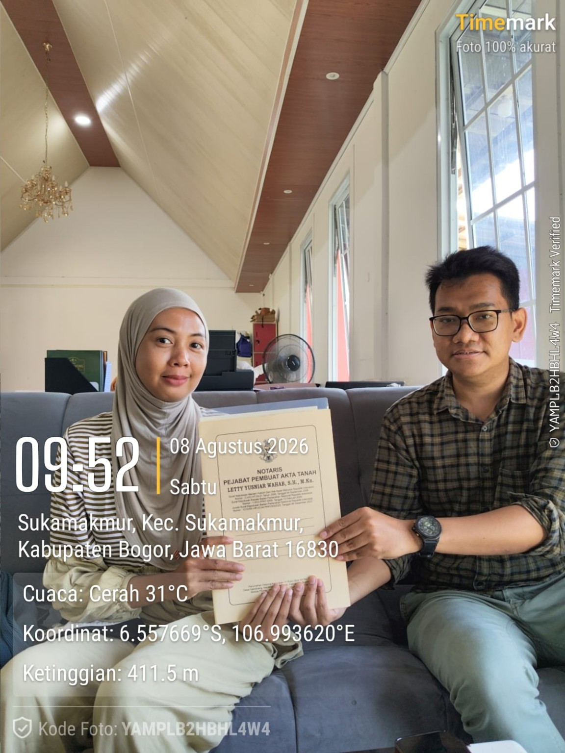 Serah terima SHM 3