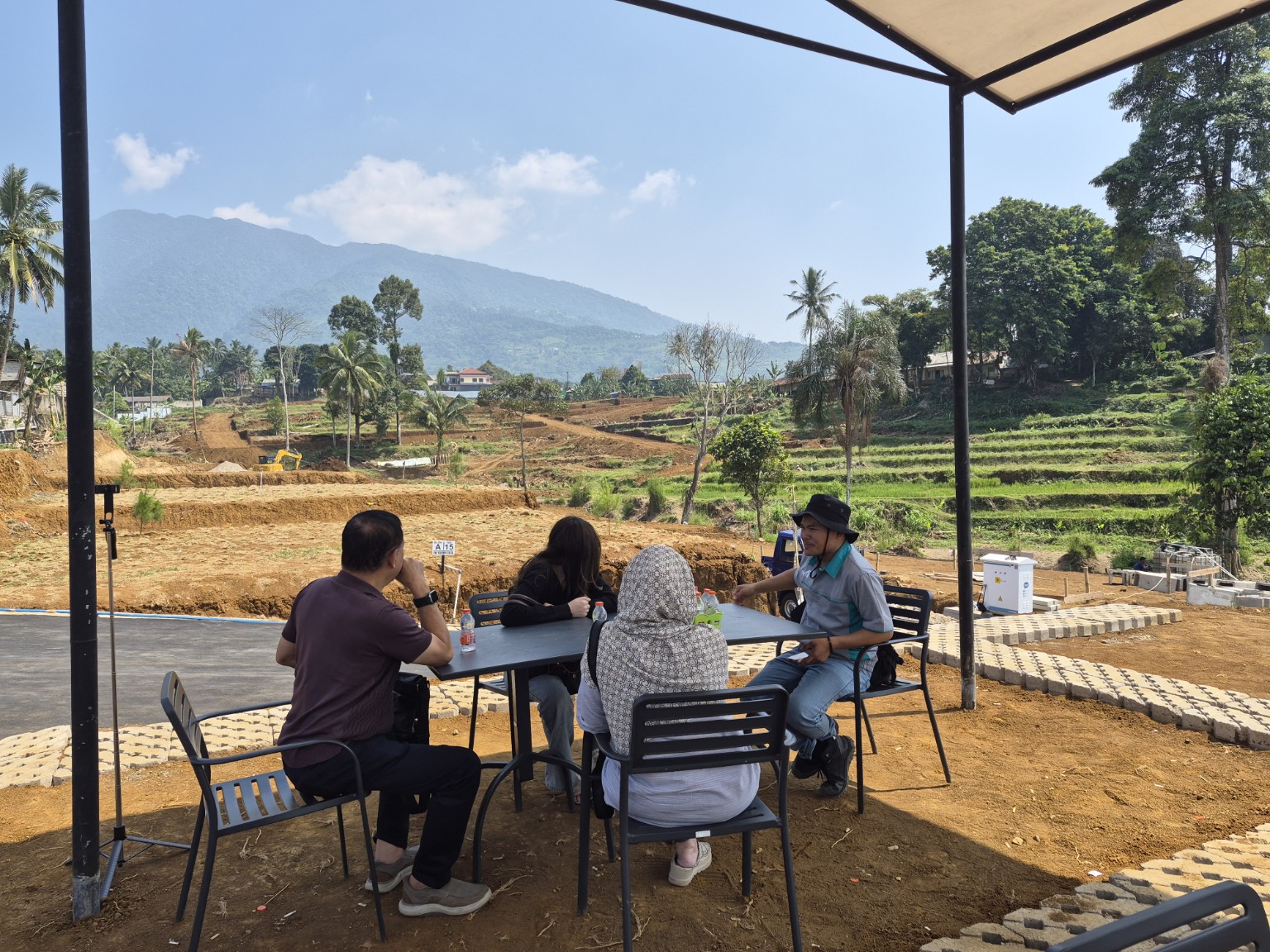 Suasana survey lokasi
